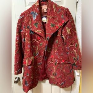 Vintage deadstock embroidered coat